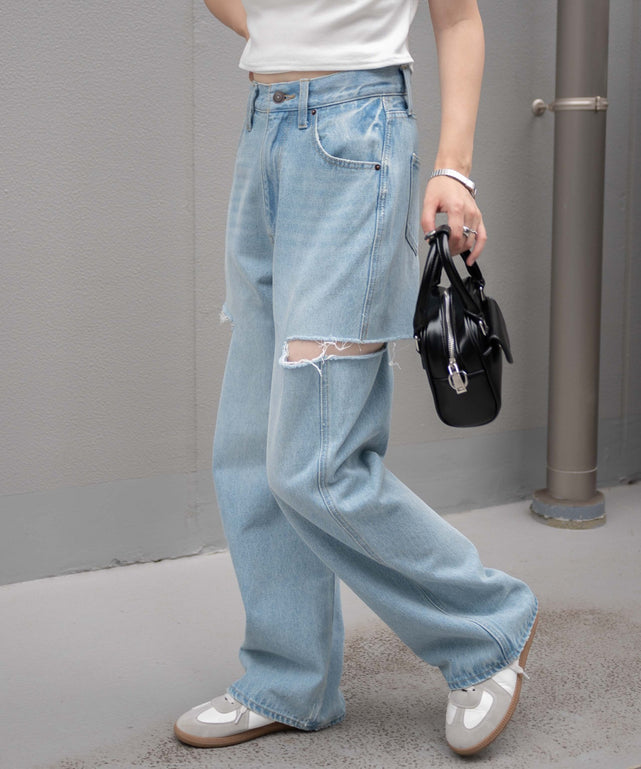 インディゴ淡 モデル：155cm M着用