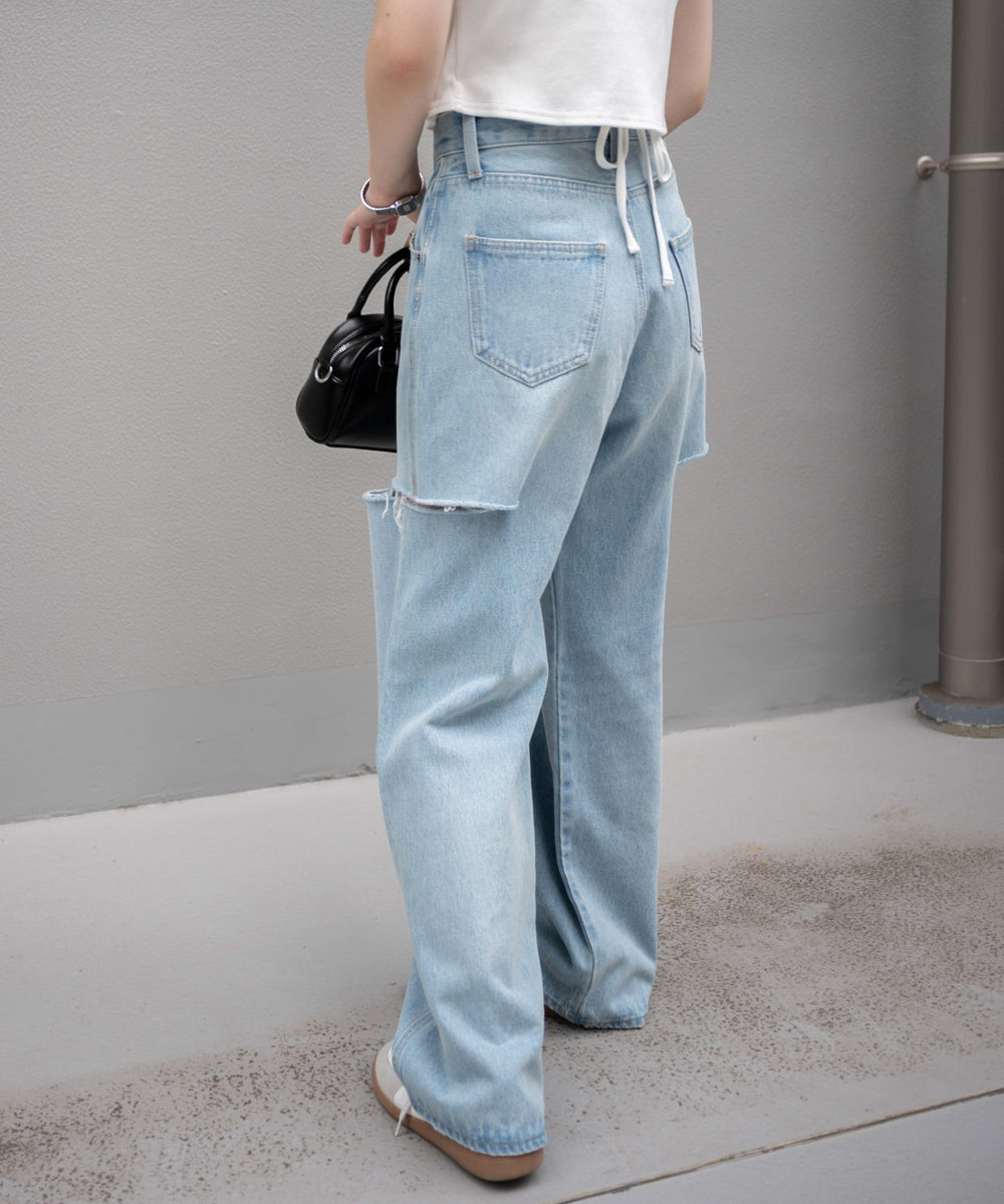 インディゴ淡 モデル：155cm M着用