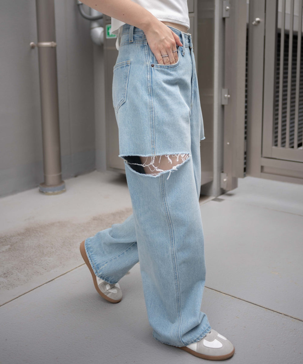 インディゴ淡 モデル：155cm M着用