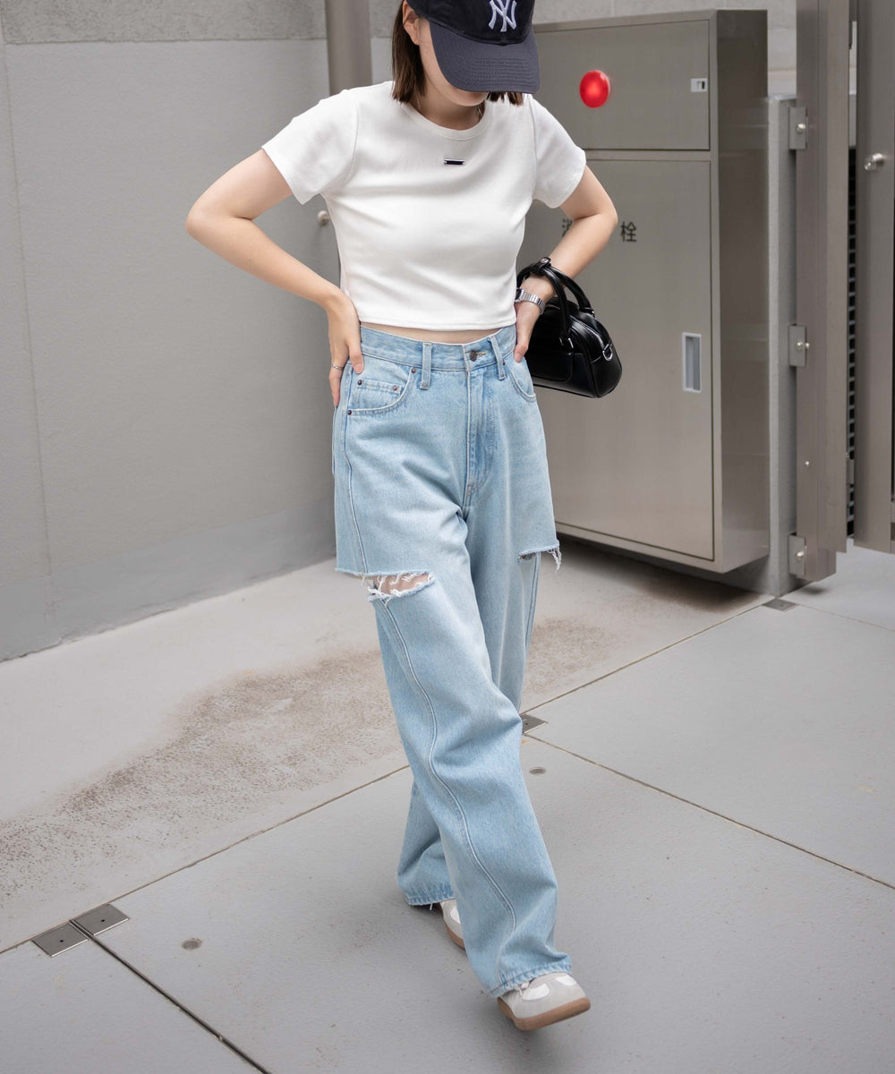 インディゴ淡 モデル：155cm M着用