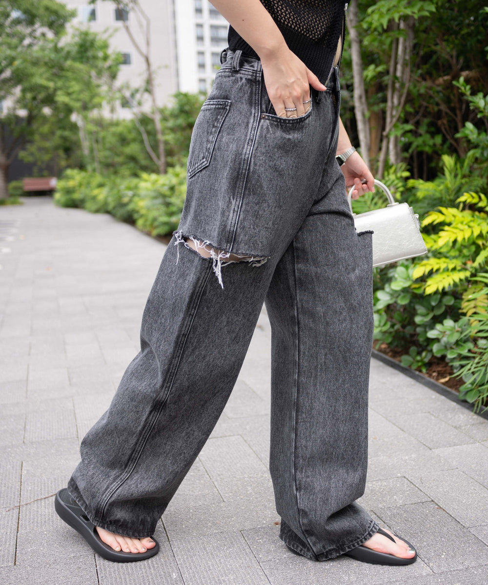 ブラックケミカル モデル：155cm M着用