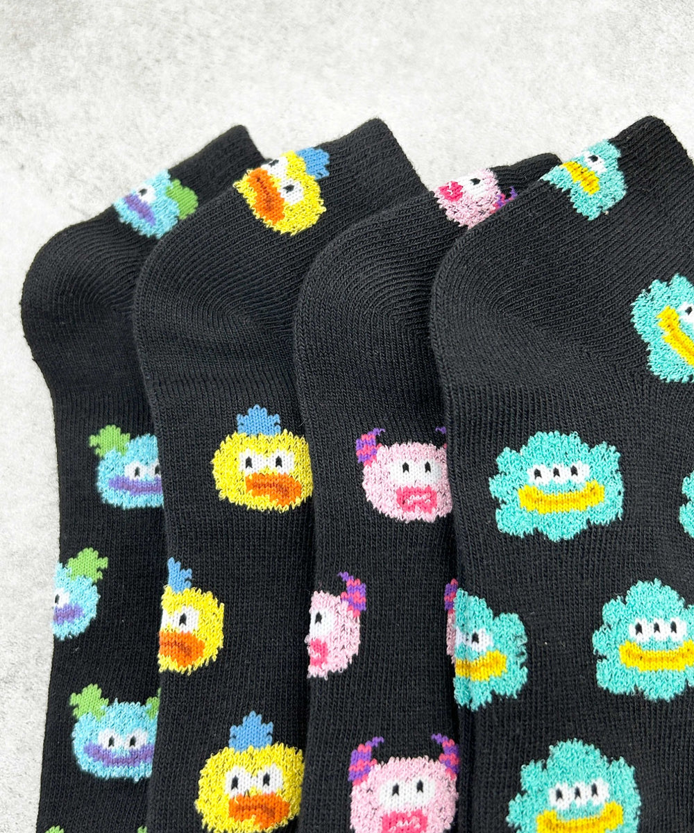 モンスター総柄ショートソックス(23-25cm)