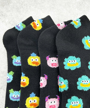 モンスター総柄ショートソックス(23-25cm)