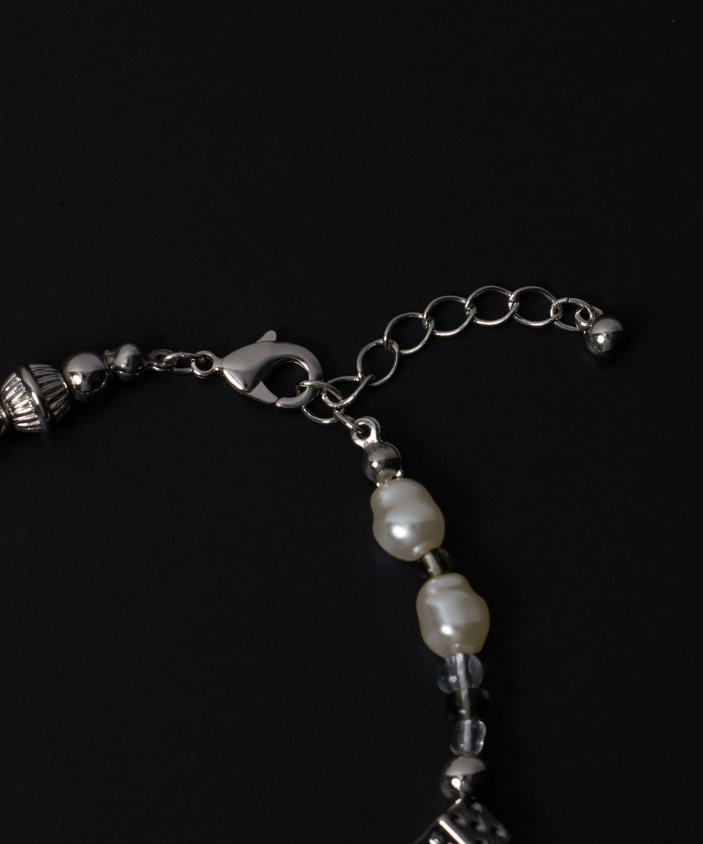 MパールMIXモチーフブレス