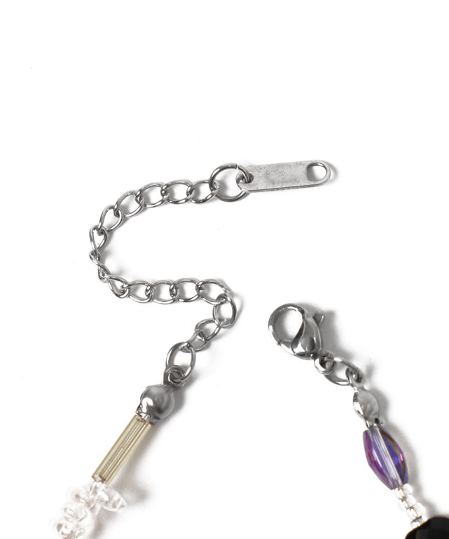 Lミックスモチーフビーズネックレス