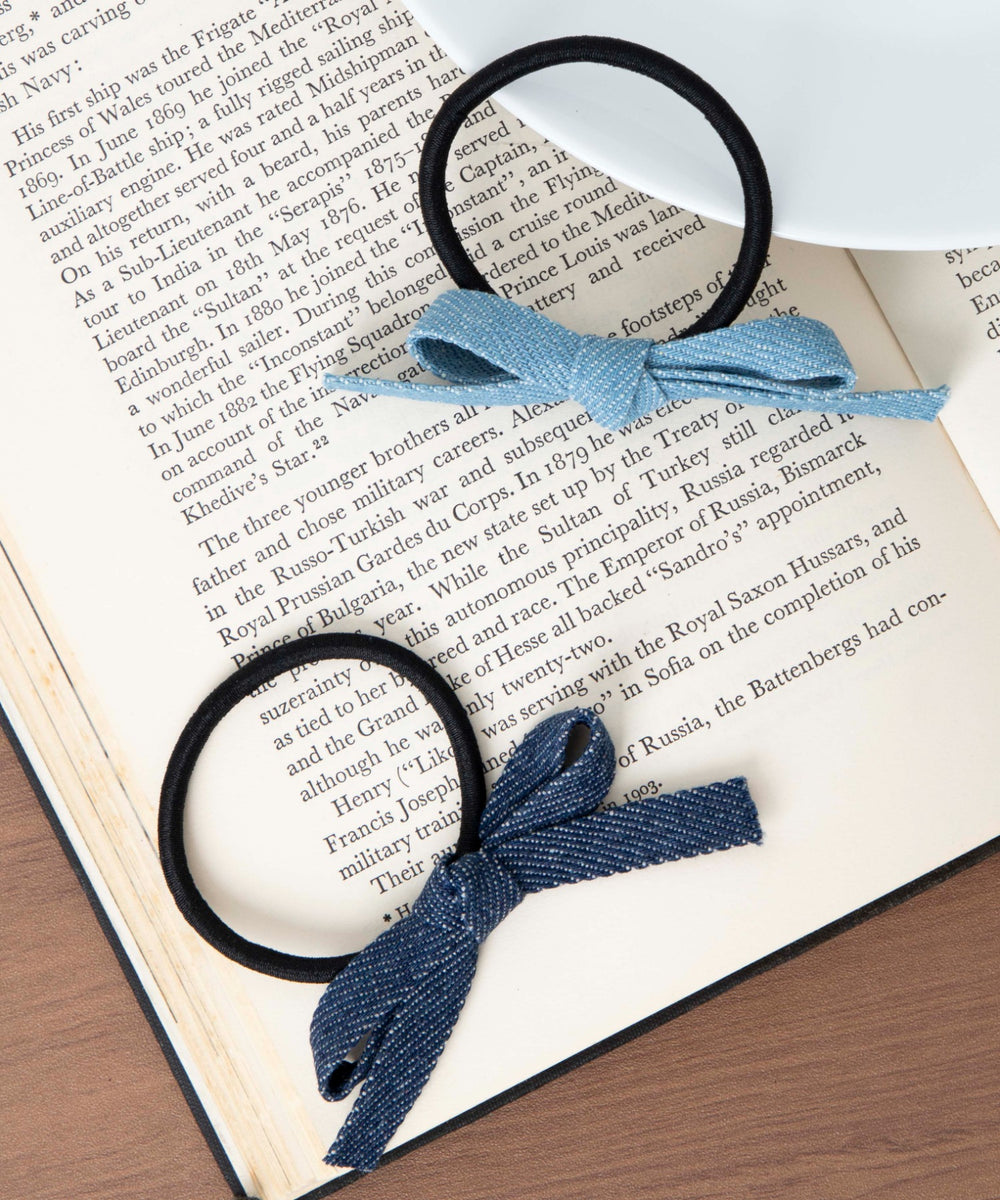 Lデニムリボンゴム