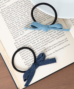 Lデニムリボンゴム