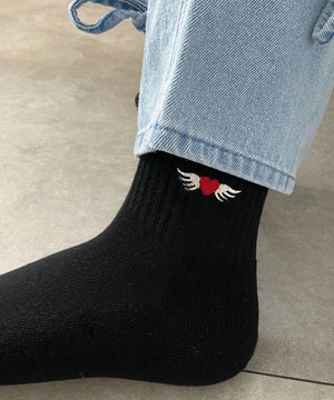 羽ハートレッド（柄5）