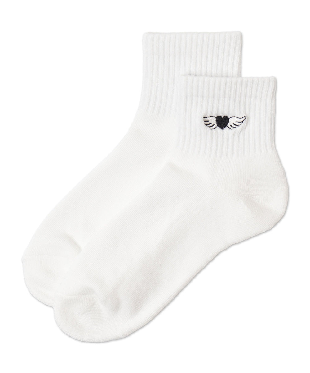 羽ハートブラック（柄4）