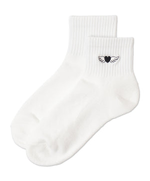 羽ハートブラック（柄4）