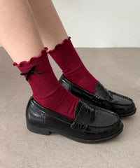 メローリボンクルーソックス(23-25cm)