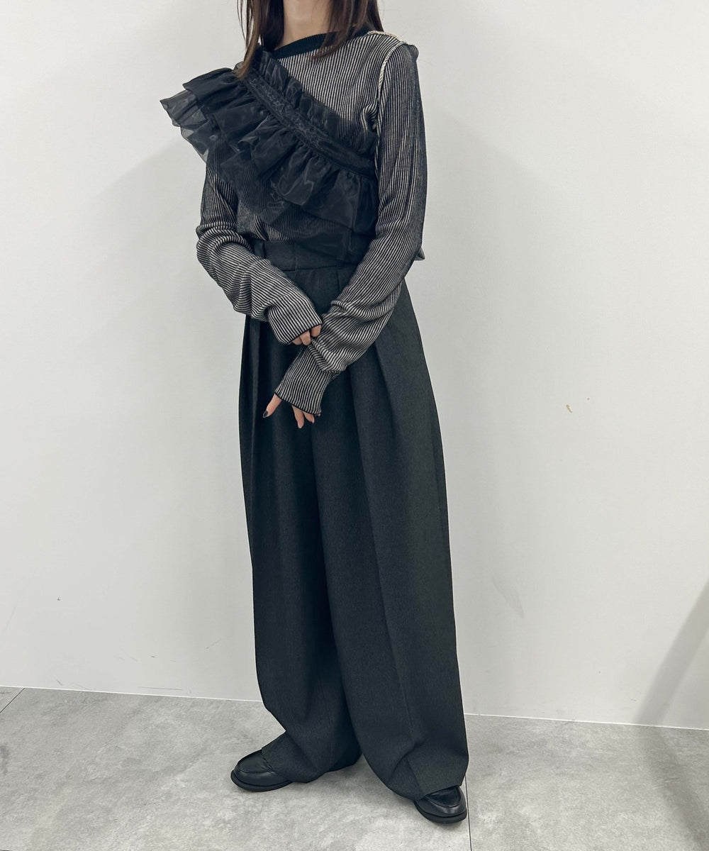 オーガンジーブラック(柄３)