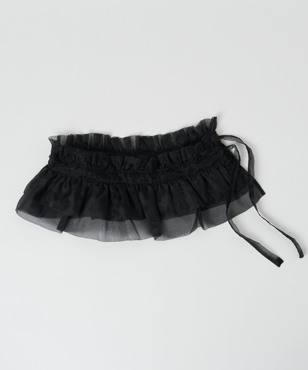 オーガンジーブラック(柄３)