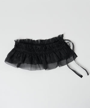 オーガンジーブラック(柄３)