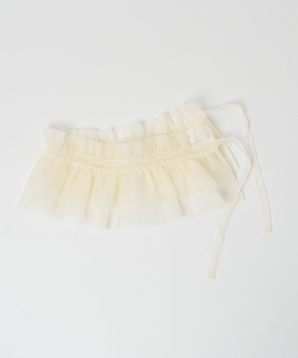 オーガンジーオフホワイト(柄４)