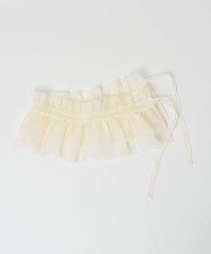 オーガンジーオフホワイト(柄４)