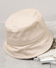 ダウンブリムバケットハット/ホワイトアイボリー