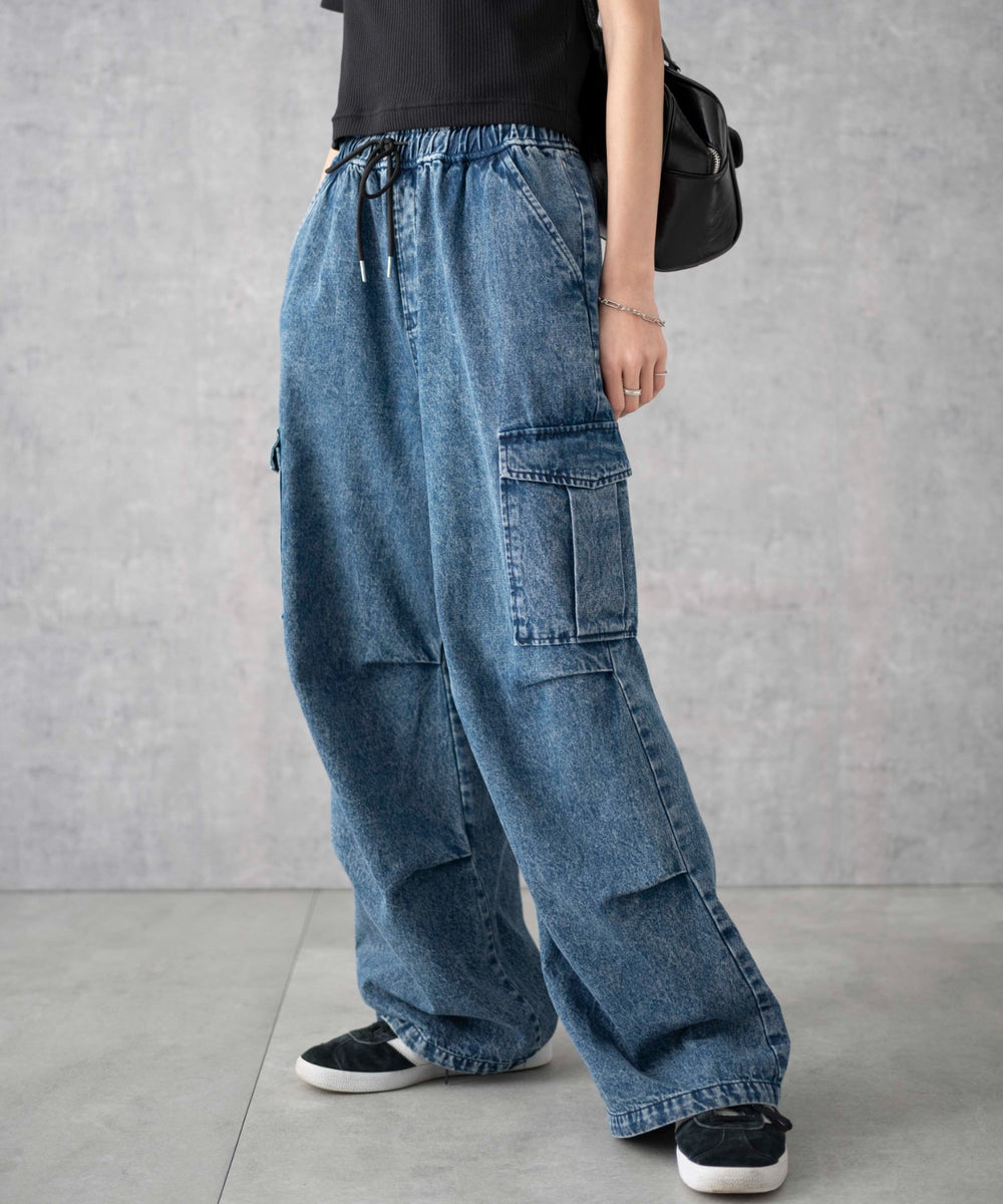 デニムインディゴ(インディゴケミカル)　モデル:161cm M着用