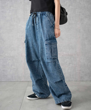 デニムインディゴ(インディゴケミカル)　モデル:161cm M着用