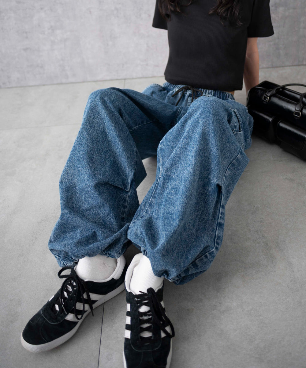 デニムインディゴ(インディゴケミカル)　モデル:161cm M着用