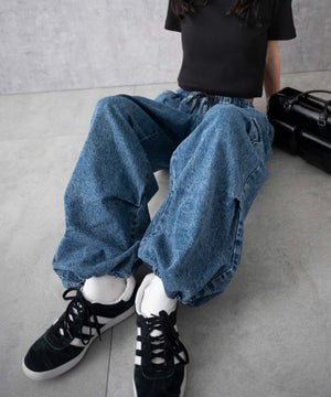 デニムインディゴ(インディゴケミカル)　モデル:161cm M着用