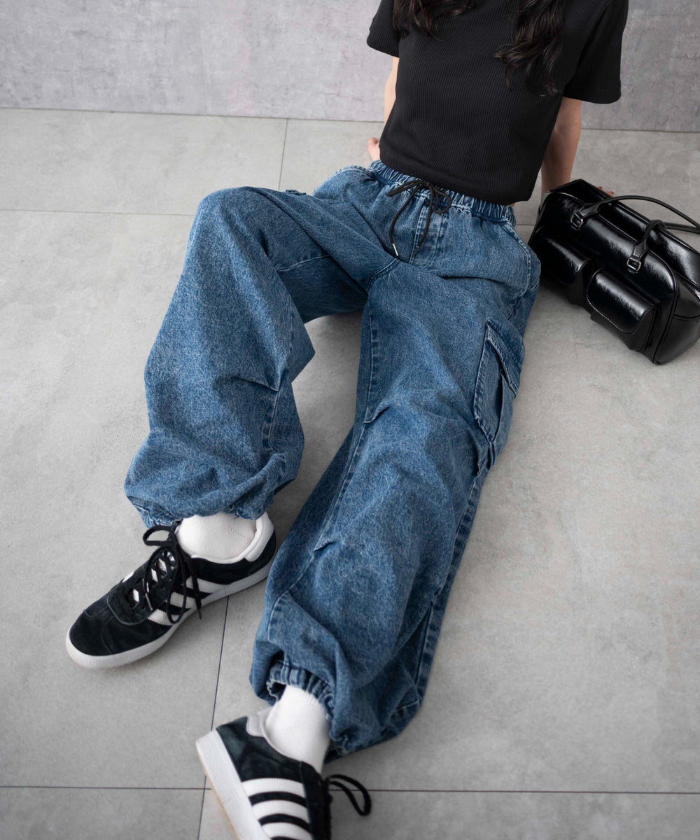 デニムインディゴ(インディゴケミカル)　モデル:161cm M着用