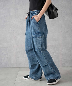 デニムインディゴ(インディゴケミカル)　モデル:161cm M着用