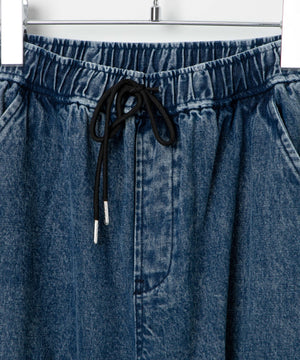 デニムパラシュートカーゴパンツ