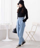 デニム淡色　モデル:163cm M着用