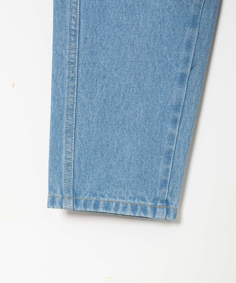 ウエストフリルマムデニムパンツ