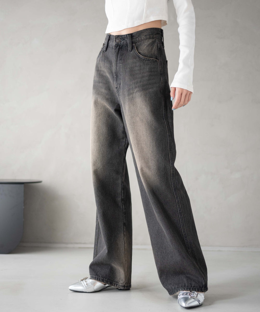 ブラック(ブラックオーバーダイ)　モデル:161cm M着用