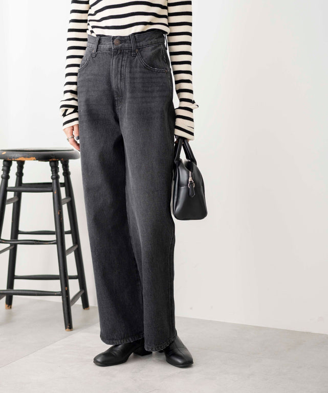 ブラック中濃色　モデル:161cm M着用