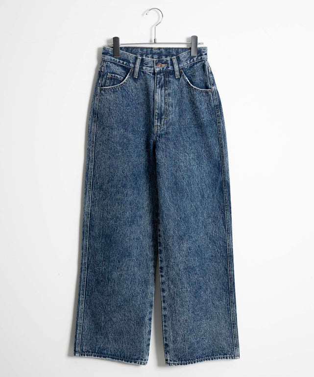 【最終価格】Drawer インディゴデニム ストレート 25 予約]センターシームラップデザインストレートデニム/インディゴ