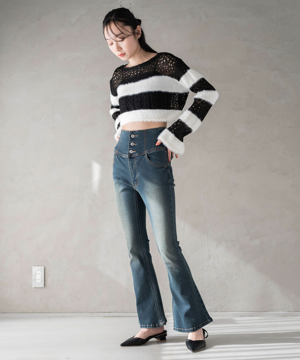 デニム　モデル:161cm M着用