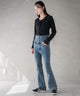 デニム中濃加工色　モデル:161cm M着用