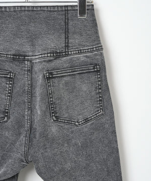 ハイウエストストレッチフレアデニムパンツ