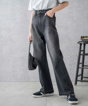 ブラック中濃色　モデル:161cm M着用