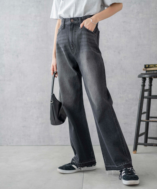 ブラック中濃色　モデル:161cm M着用