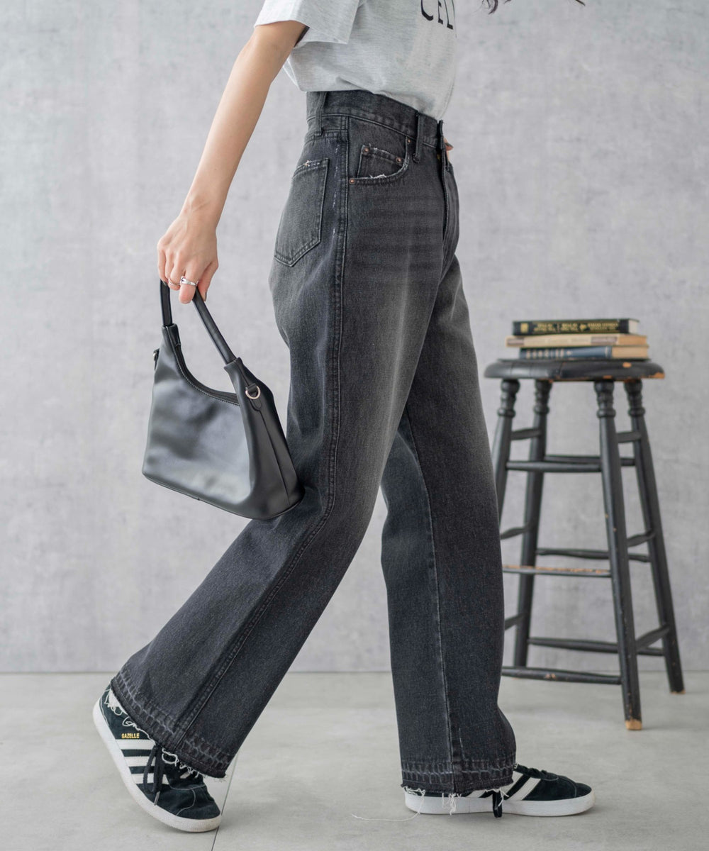 ブラック中濃色　モデル:161cm M着用