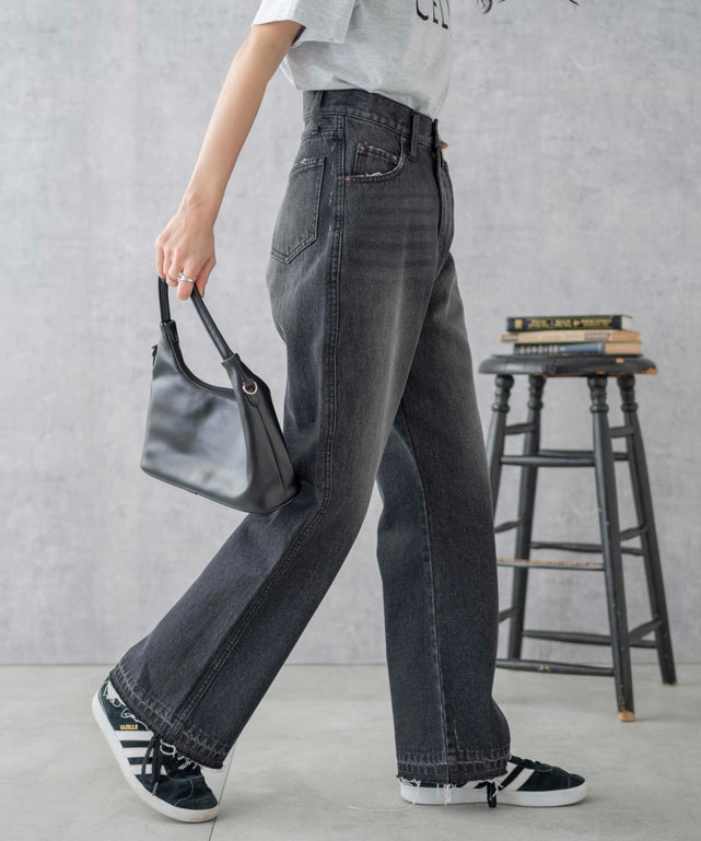 ブラック中濃色　モデル:161cm M着用