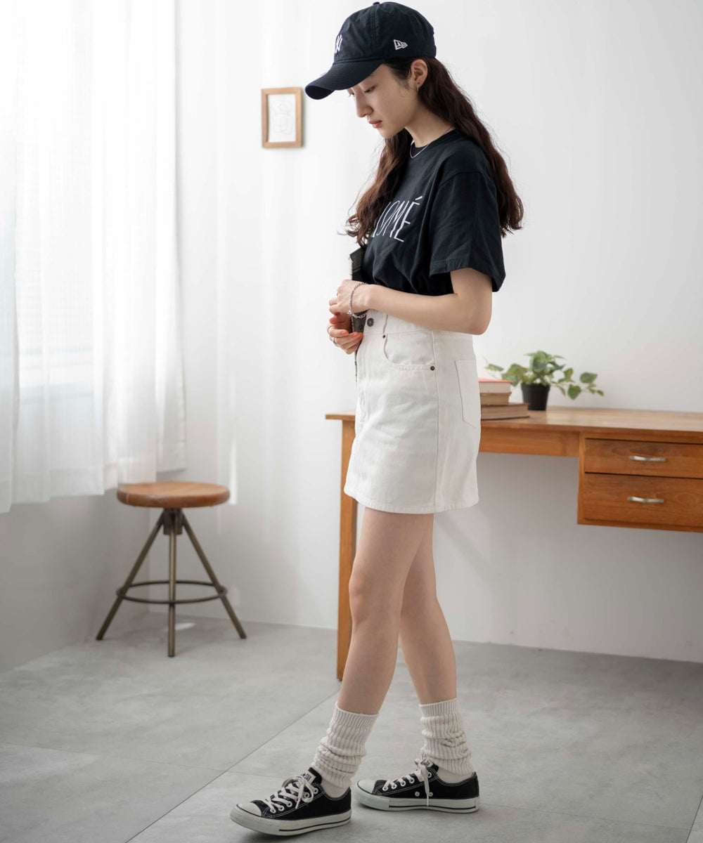 オフホワイト　モデル:163cm M着用