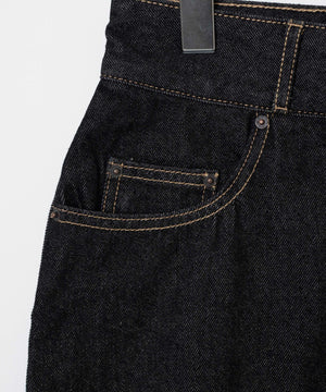 台形デニムミニスカート