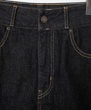 台形デニムミニスカート