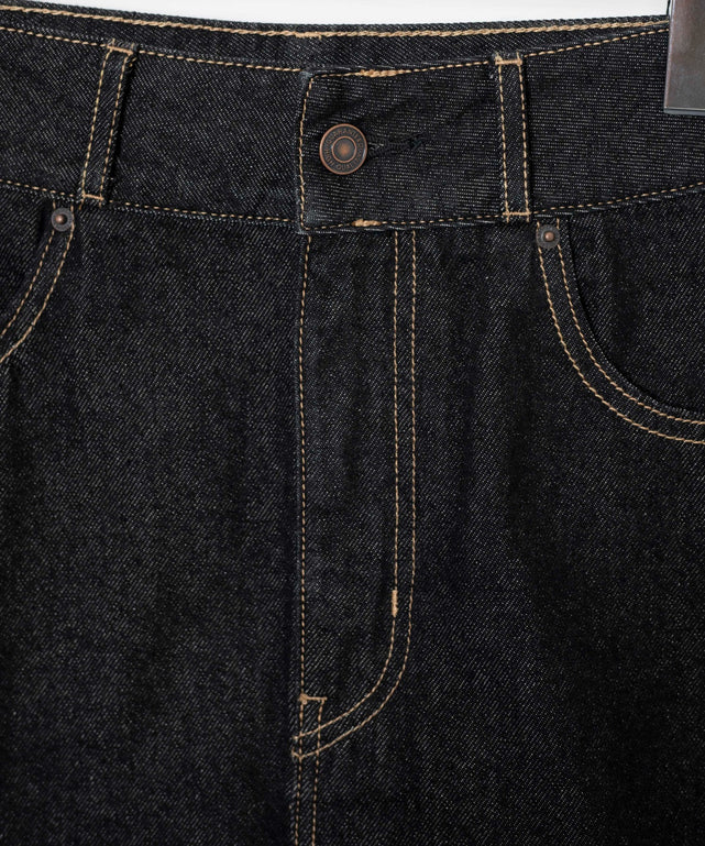 台形デニムミニスカート