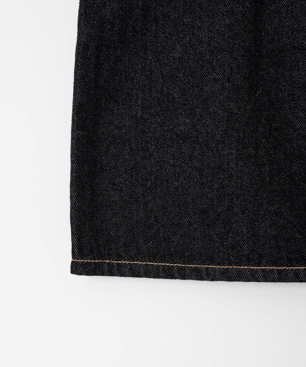 台形デニムミニスカート