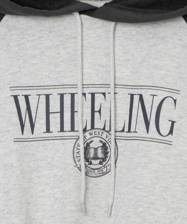 ラグランショートパーカー