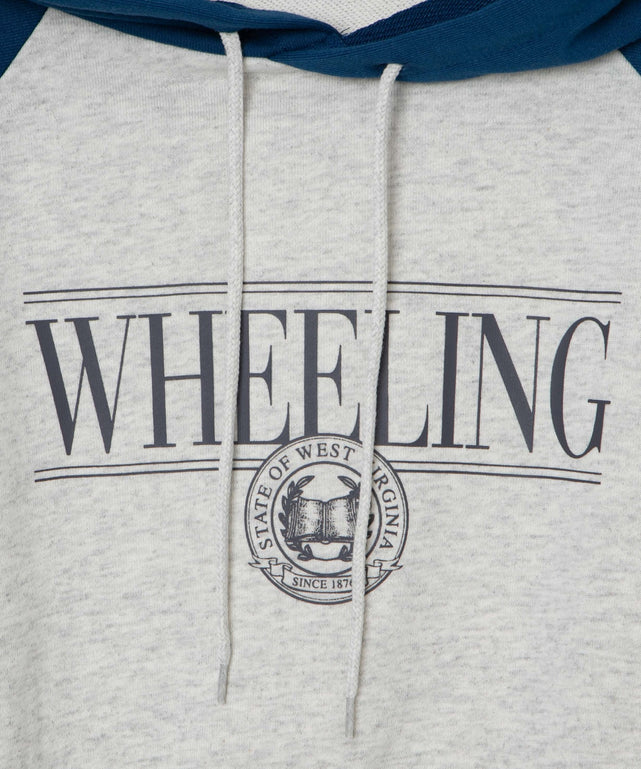 ラグランショートパーカー