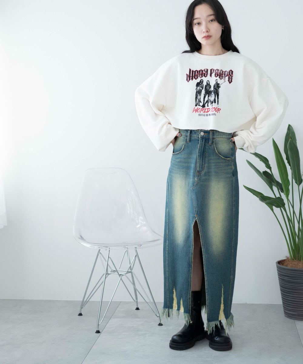 オフホワイト　モデル:161cm F着用