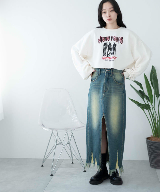 オフホワイト　モデル:161cm F着用