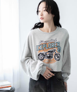 杢グレー　モデル:161cm F着用